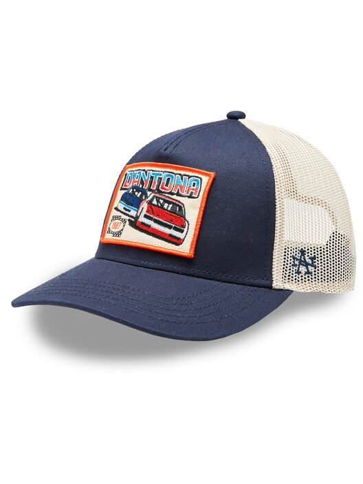 American Needle New York Americans Archive Navy & Dark Red Dad Cap