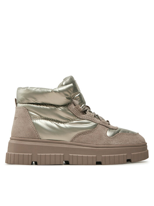 Stivali Invernali Donna S.Oliver WL Lace 5-26250-41 | Foderati, Colore Neve, Suola SOFT FOAM, Mix Pelle E Tessuto