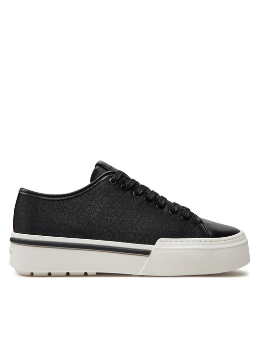 Sneakers Calvin Klein Low Top Lace Up Jaq Mono HM0HM01420 Schwarz eschuhe