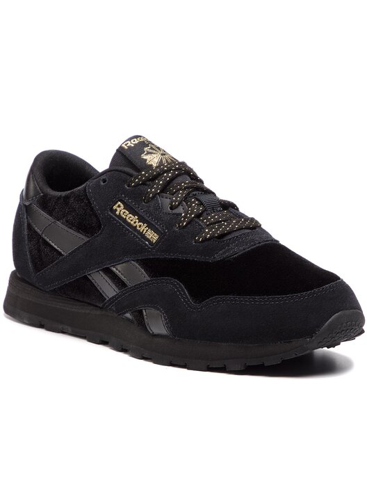 Sneakersy Reebok Cl Nylon DV4542 Czarny eobuwie .pl