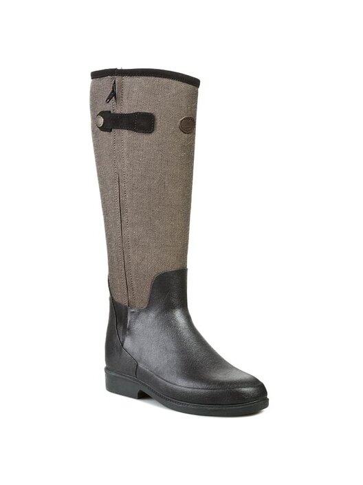 Gummistiefel Le Chameau Zena Fe BCB1849 Chevron Beige