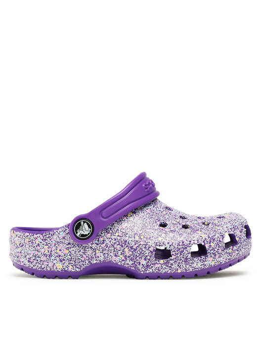 Şlapi Crocs Crocs Classic Glitter Clog K 206993 Violet | epantofi.ro