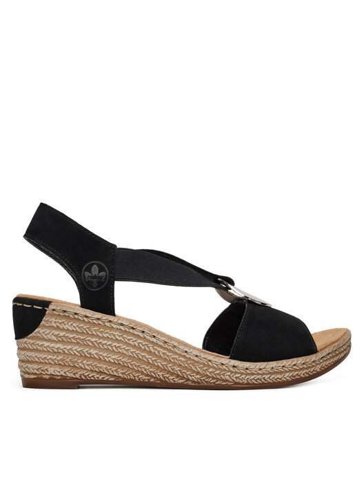 Sandały Rieker 624H6-00 Czarny