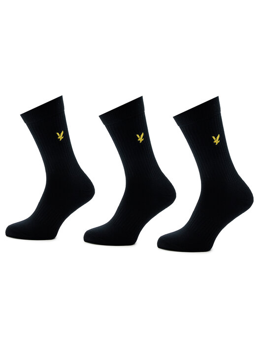 Set di 3 paia di calzini lunghi da uomo Lyle & Scott Hamilton LS-SPRT