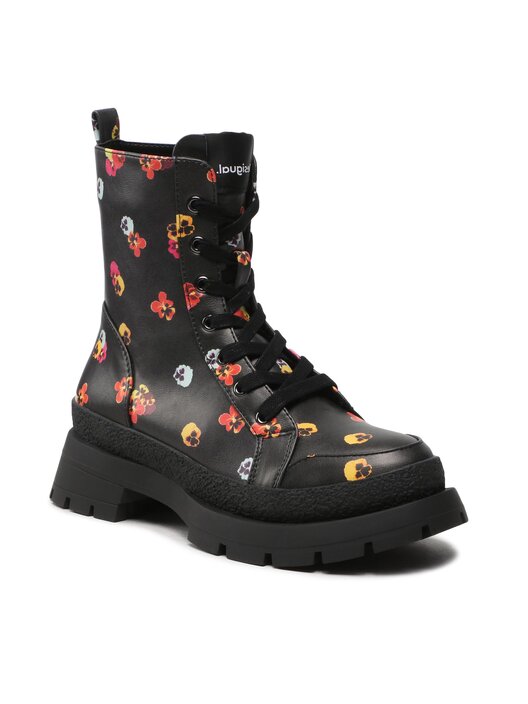 Desigual Panda 28TS119 Boots - Size US 10 / EU 41, Microfiber Upper, Rubber Sole, Calf-High Shaft