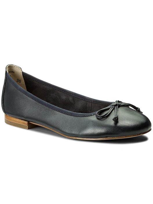 Scarpe Ballerine CAPRICE 9-9-22102-20 | Larghezza G | Tacco 1.5 Cm | Pelle Vera | Plantare Estraibile | Comode Ed Eleganti