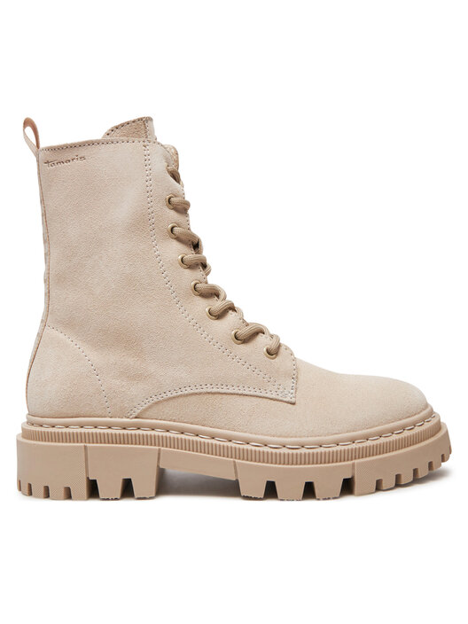 Tamaris Stiefeletten Hohe Stiefeletten Beige Stiefeletten Tamaris