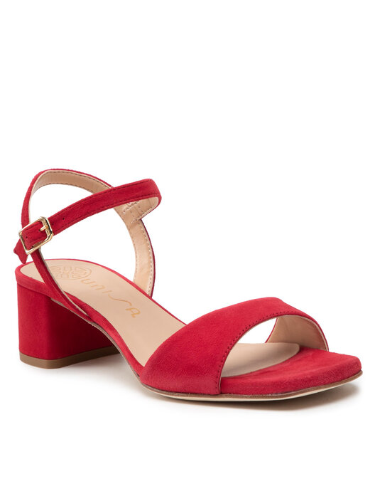 Zapatos Sandalias Unisa NiÃ±a Tacón Sandalias Unisa Rojas