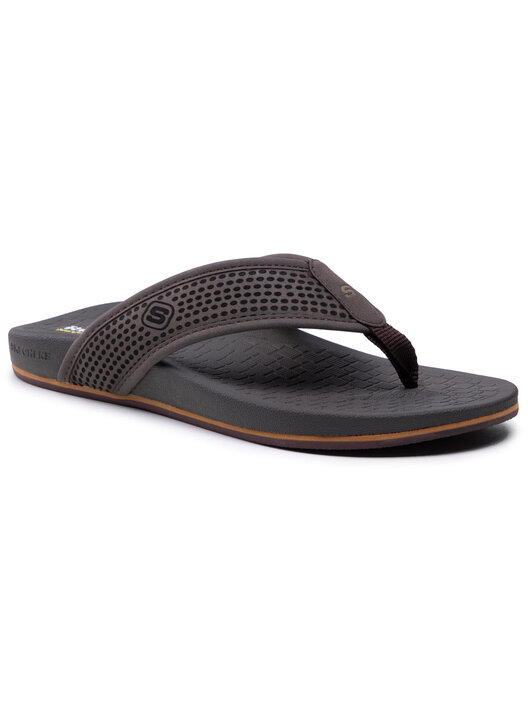 Zehentrenner Skechers Emiro 65093 DKBR Braun eschuhe