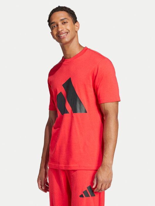 adidas Футболка Essentials Big Logo JE8934 Червоний Regular Fit