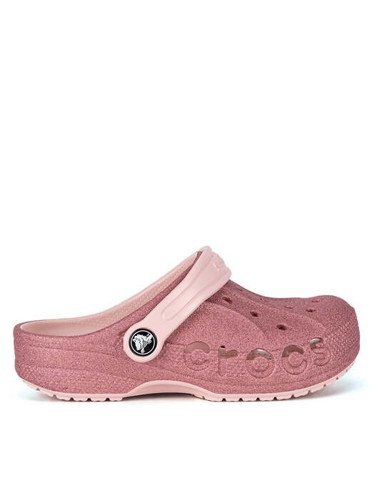 Şlapi Crocs BAYA GLITTER CLOG TODDLERS 207014-6SR Roz | epantofi.ro