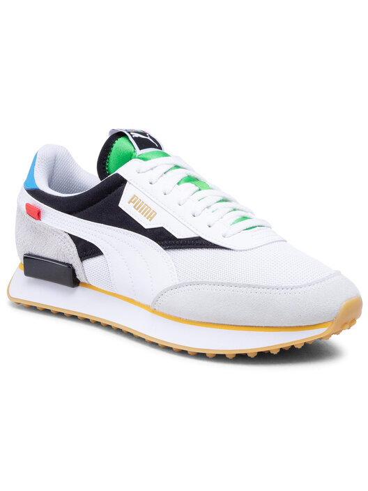 baskets future rider 373384 puma white puma black