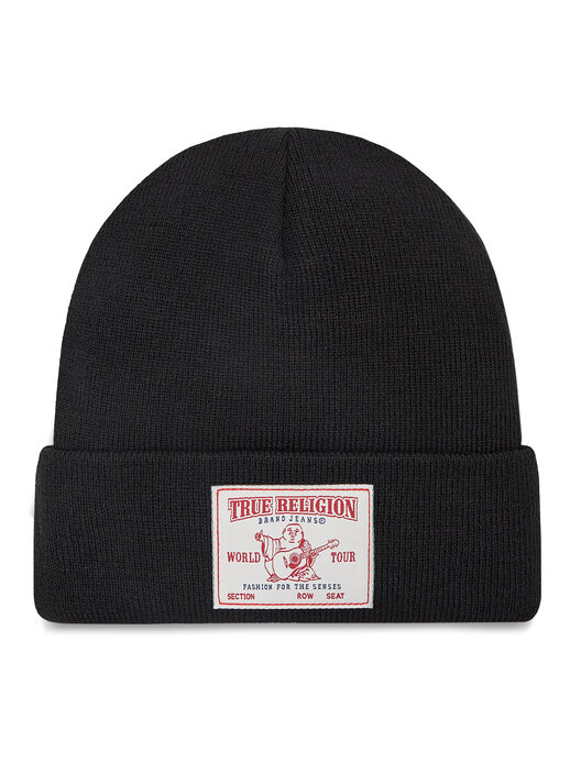 Шапкa True Religion Concert Patch TRBEANIE15 Чорний | evzuttya.com.ua