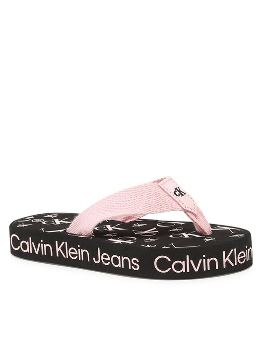 Chancletas Calvin Klein Jeans Logo Print Flip Flop V3A8-80520-0058