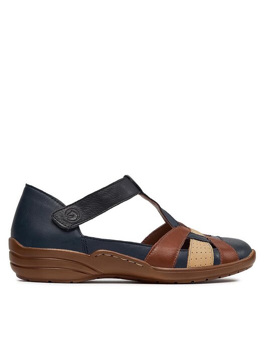 Mocassins Femme En Cuir Et Synthétique - Chaussures Basses Bleues Lacets | Idéales Pour Le Quotidien - 7