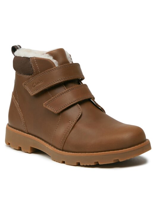 Bottes Garçon Heath Strap K De Clarks - Style Botte De Combat - Confort Optimal, Semelle Léger - Marque Depuis 1825 - 1