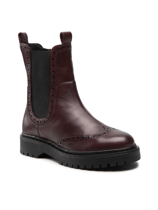 Botki Geox D Bleyze E D26QDE 00043 C7005 Bordowy | eobuwie.com.pl