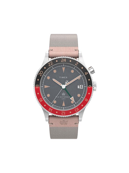 Годинник Timex Waterbury Traditional GMT TW2V74100 Сірий
