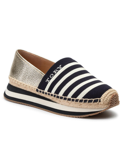 Daisy stripe sneaker tory burch shop