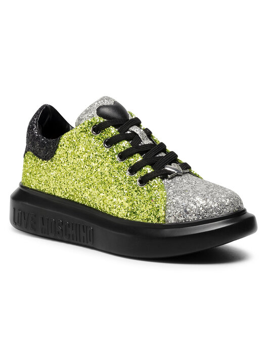 Escarpins LOVE MOSCHINO Violets - Talons Compensés Plateforme, Daim, Pointure 40, Occasion En Excellent état (valeur 220€)