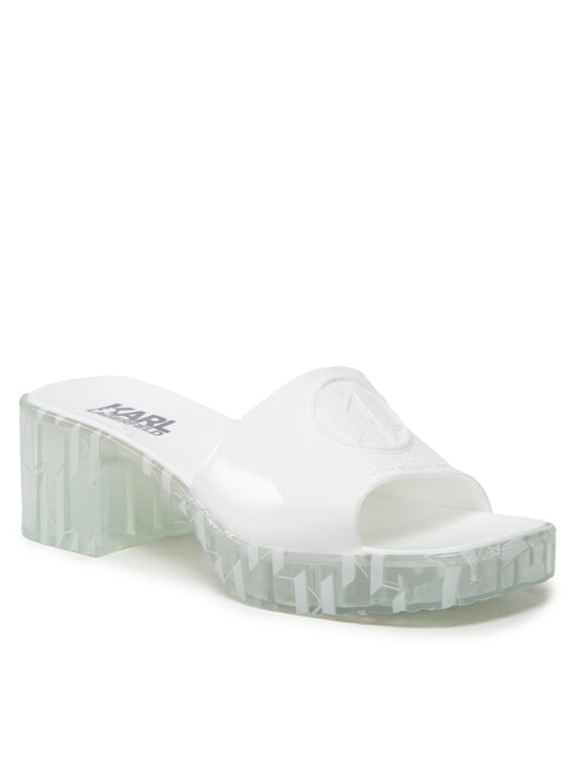 Şlapi KARL LAGERFELD KL83005 Alb | epantofi.ro