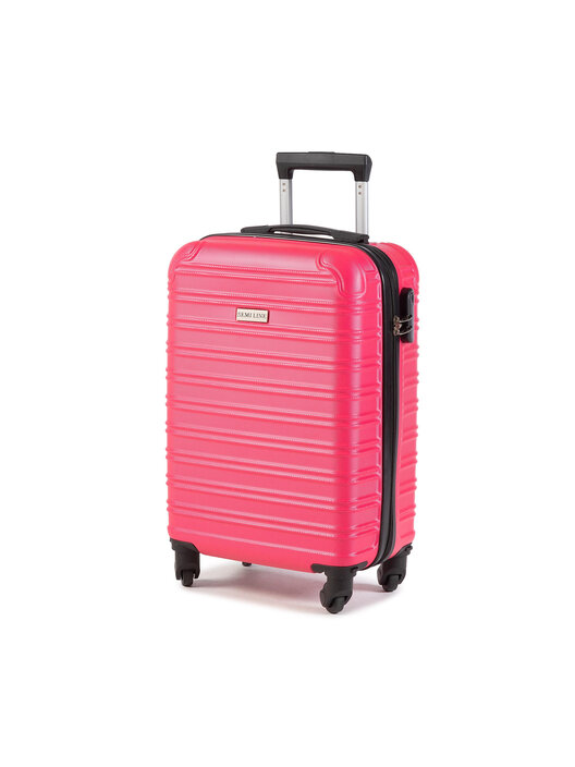 Valiză de cabină Semi Line T5491-2 Roz | epantofi.ro