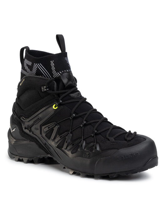 Trekkingschuhe Salewa Ms Wildfire Edge Mid Gtx GORE-TEX 61350-0971 Schwarz  | eschuhe.de
