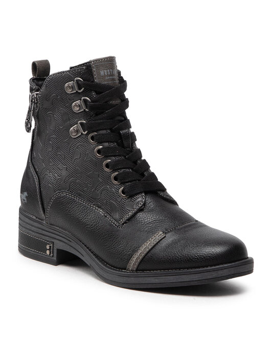 Fabelhafte Mustang Stiefeletten Schwarz Bilder