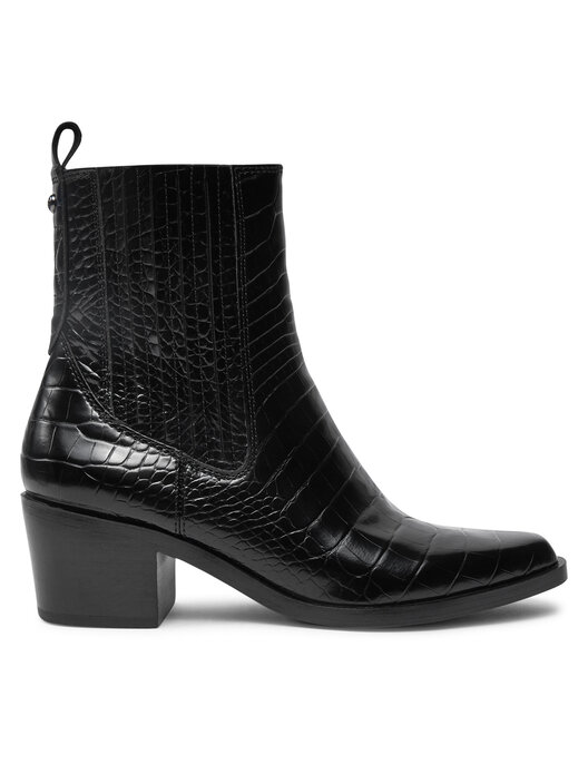 Tamaris Dames 1-25301-45 Chelsea-laarzen, zwart leer, 36 EU, zwart leder, 36 EU