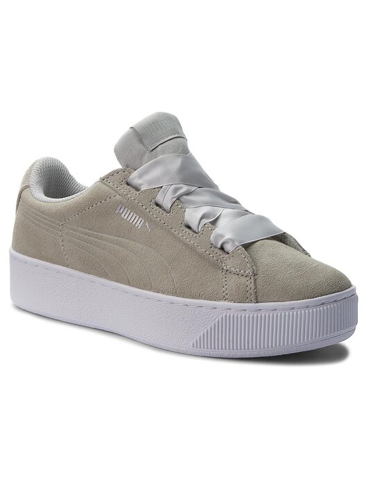 Sneakers Puma Vikky Platform Ribbon Jr 367642 01 Beige chaussures