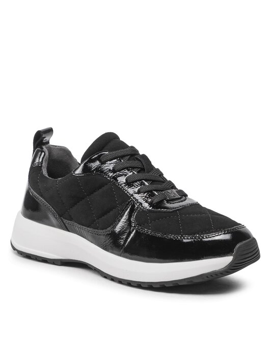 CAPRICE Sneaker Bassa Donna 9-9-23712-29 – Larghezza G, Pelle, Plantare Intercambiabile, Tecnologia CLIMOTION PRO