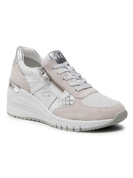 MARCO TOZZI Damen Sneaker Mit Keilabsatz - Vegane Feel Me Sohle, Wechselfußbett, Weiches Futter