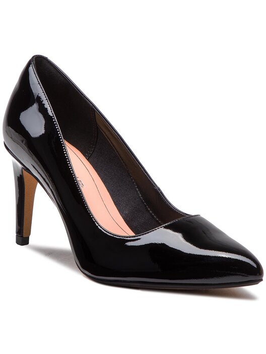 Szpilki Clarks Laina Rae 261351754 Czarny eobuwie .pl