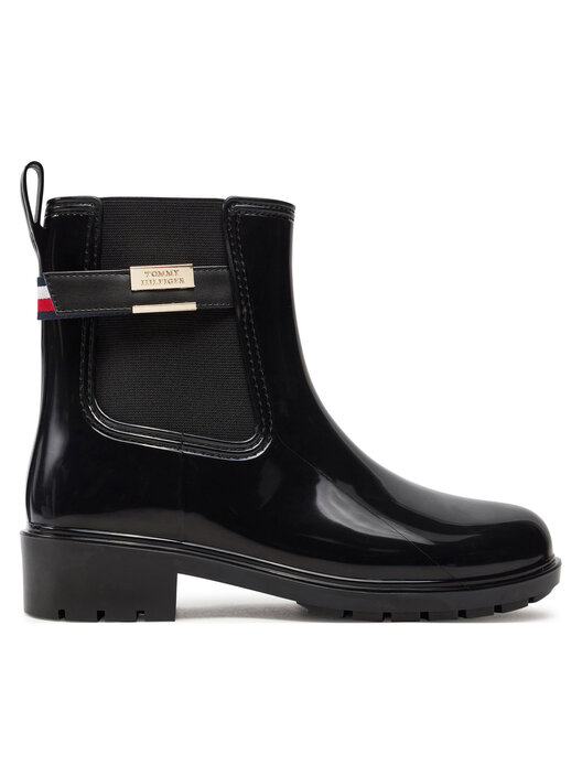 Gumene izme Tommy Hilfiger FW0FW08214 Crna ecipele.hr