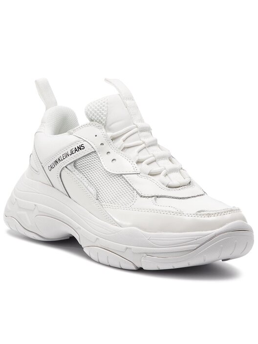 Sneakersy Calvin Klein Jeans Marvin S0591 Bia y eobuwie .pl