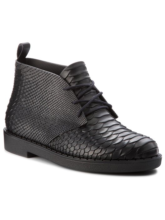 Trzewiki Melissa Desert Boot Python + B 32366 Czarny | eobuwie.com.pl
