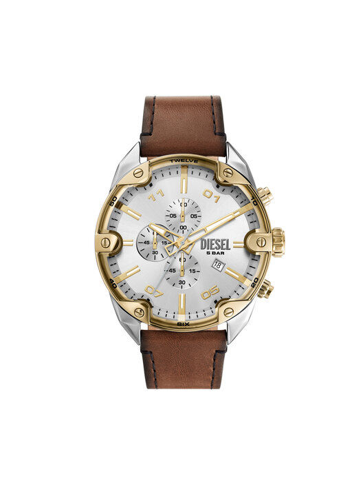 JDBさま Годинник Diesel Spiked DZ4665 Коричневий | evzuttya.com.ua