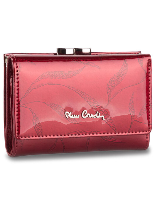 Portafoglio piccolo da donna Pierre Cardin 02 LEAF 117 Rosso escarpe