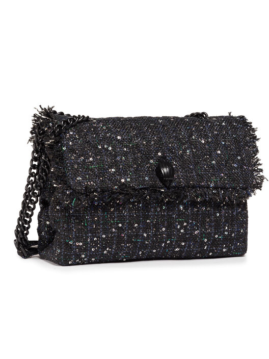 Torebka Kurt Geiger Tweed Lg Kensington X Bag 1595784609 Granatowy eobuwie .pl