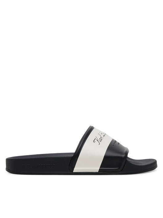 Şlapi KARL LAGERFELD Kondo 2.0 KL80923 Negru | epantofi.ro