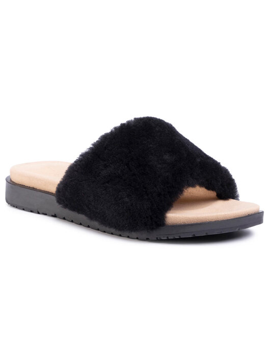 Klapki EMU Australia Robe W11801 Czarny | eobuwie.com.pl