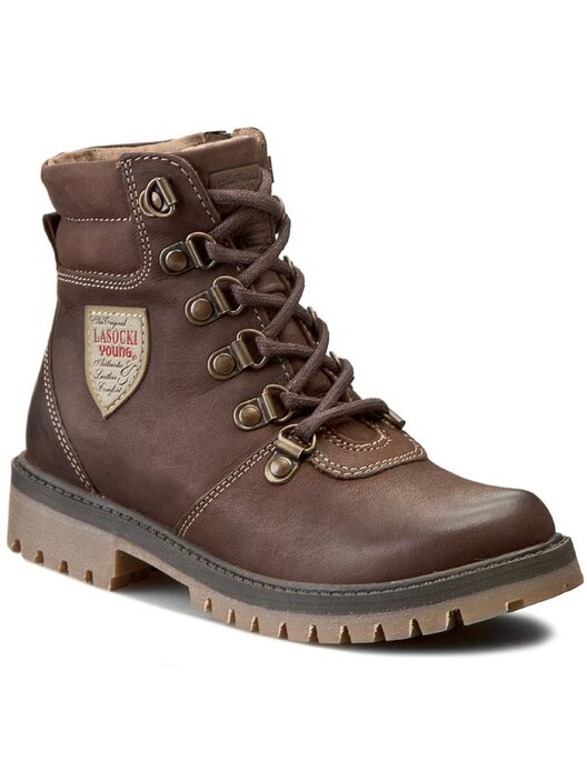 Bottes de randonnee Lasocki Young CI12 TREMP 02 Marron chaussures