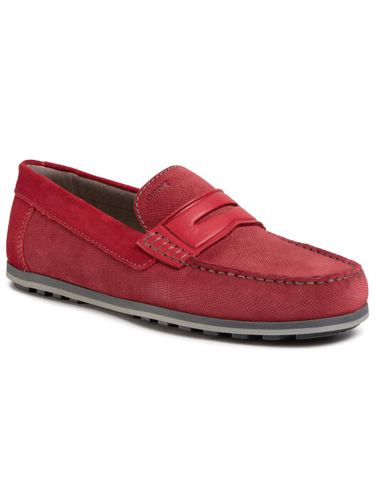 Mocassins Geox U Mirvin B U024LB 0BS22 C7000 Rouge chaussures