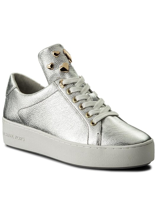 Zapatillas MICHAEL Michael Kors Mindy Lace Up 43R8MIFS1M Plata zapatos.es