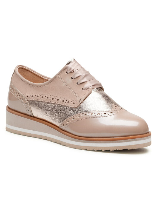 zapatos Oxford Caprice 9-23300-26 Beis