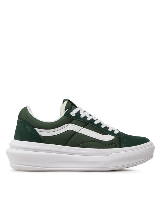 Vans old skool forest green top