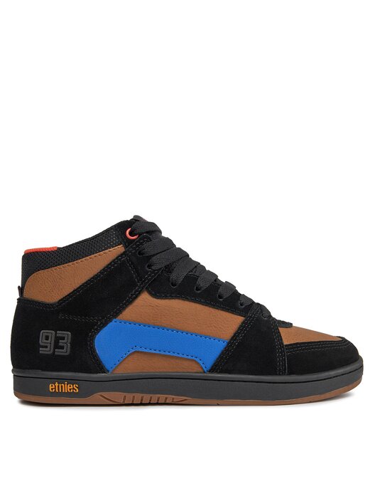Etnies Mc Rap Hi Skate Shoes - High-Top, Reinforced, Vegan Sneakers (Black/Green)