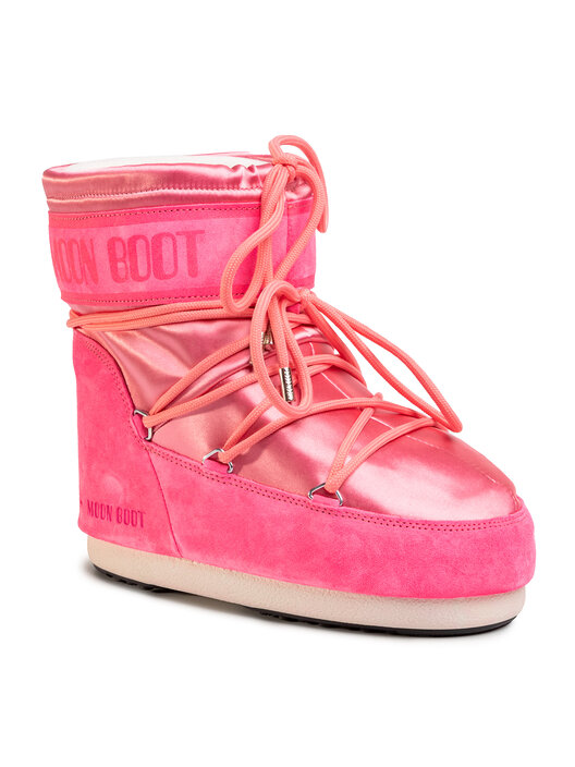Cizme de zăpadă Moon Boot Classic Low Satin 14089300002 Roz | epantofi.ro