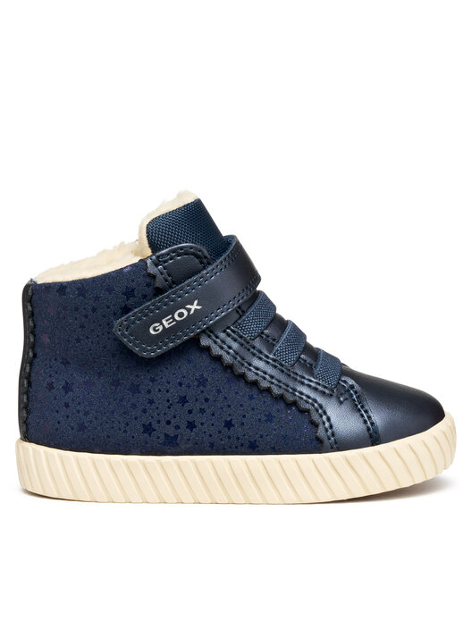 Geox B New Flick Girl E, Scarpe da Ginnastica Basse
