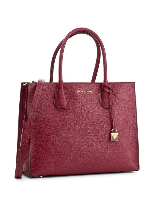 Sac a main Michael Kors Mercer 30F6GM9T3L Bordeaux chaussures